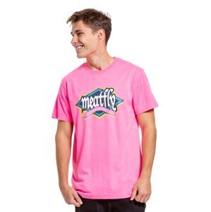 Meatfly pánské tričko Rockit Neon Pink | Růžová | Velikost S