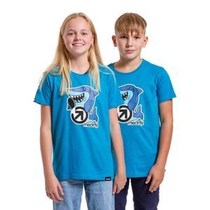 Meatfly dětské tričko Sharky Ocean Blue | Modrá | Velikost 146 | 100% bavlna