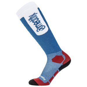 Meatfly sNB & SKI ponožky Leeway Slate Blue | Modrá | Velikost L