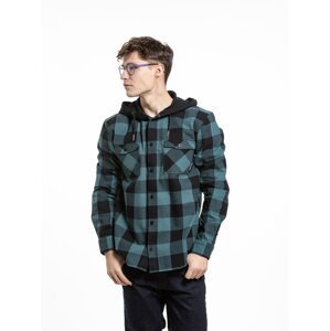 Meatfly pánská košile Mike Premium Sea Green | Zelená | Velikost M | 100% bavlna