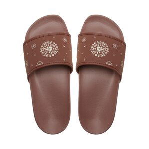 Roxy dámské pantofle Slippy IV Chocolate | Hnědá | Velikost 8 US