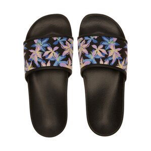 Roxy dámské pantofle Slippy IV Black/Boysenberry | Černá | Velikost 8,5 US