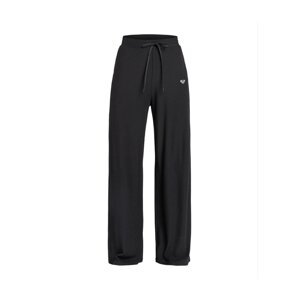 Roxy dámské široké kalhoty Rib Wide Leg Pants Anthracite | Černá | Velikost S