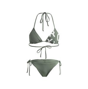 Roxy dámské plavky Tiki Tri Reg TS Set Agave Green | Zelená | Velikost M