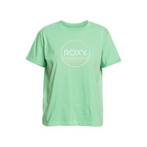 Roxy dámské tričko Noon Ocean Zephyr Green | Zelená | Velikost S | 100% bavlna