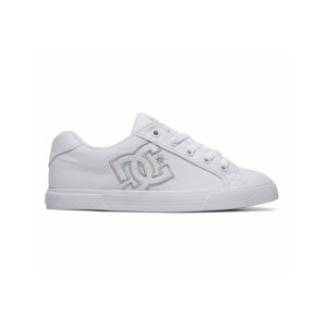 Dc shoes dámské boty Chelsea TX White/Silver | Bílá | Velikost 7,5 US