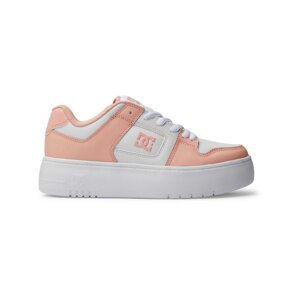 Dc shoes dámské boty Manteca 4 Platform Lt Peach | Bílá | Velikost 8,5 US