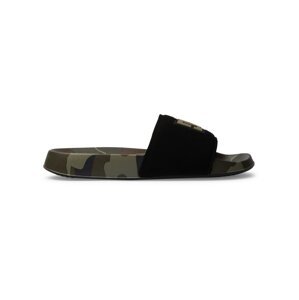 Dc shoes pánské pantofle Slide SE White/Black/Camo | Černá | Velikost 9 US