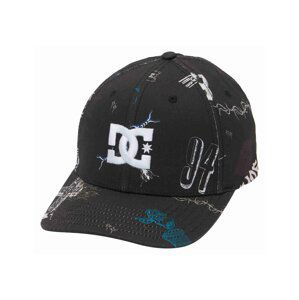 Dc shoes kšiltovka Cap Star Black Scribble Print | Černá | Velikost L/XL