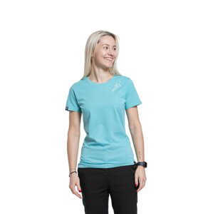 Meatfly dámské tričko Lara Mint | Modrá | Velikost XL | 100% bavlna