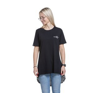 Meatfly dámské tričko Tessa White Stripes | Bílá | Velikost XS | 100% bavlna