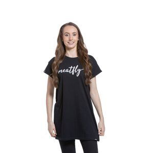 Meatfly dámské šaty Senna Logo Black | Černá | Velikost S | 100% bavlna