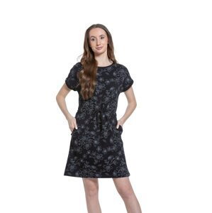 Meatfly dámské šaty Lotie Grey Blossom | Šedá | Velikost S | 100% bavlna