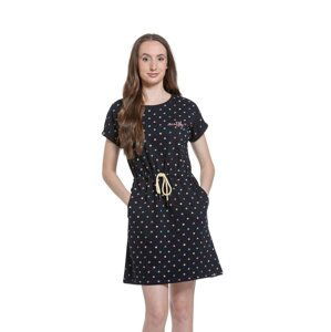 Meatfly dámské šaty Lotie Dusty Color Dots | Puntíky | Velikost XS | 100% bavlna