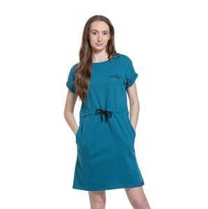 Meatfly dámské šaty Lotie Turquoise Heather | Modrá | Velikost L