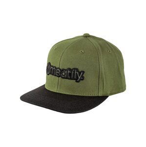 Meatfly kšiltovka Tyler Snapback Logojam Olive / Black | Černá | Velikost One Size