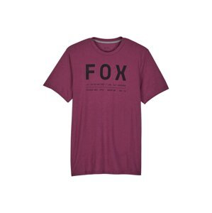 Fox pánské technické tričko Non Stop Ss Tech Sangria | Červená | Velikost L