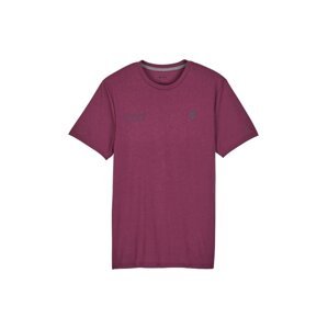 Fox pánské technické tričko Wordmark Ss Tech Sangria | Červená | Velikost XL