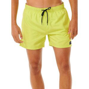 Rip curl pánské boardshorts Offset Volley Neon Lime | Zelená | Velikost S