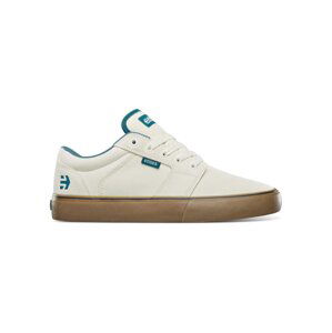 Etnies pánské boty Barge LS White/Blue/Gum | Bílá | Velikost 9,5 US