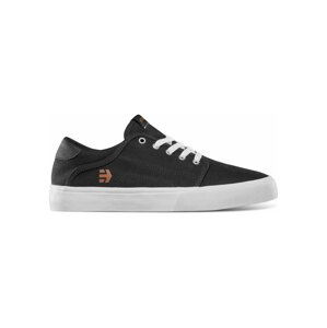 Etnies pánské boty Barge Slim Black/White/Silver | Černá | Velikost 8 US