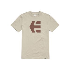 Etnies pánské tričko Icon Tan | Hnědá | Velikost L | 100% bavlna
