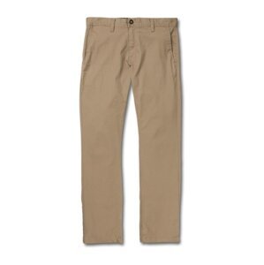 Volcom pánské kalhoty Frickin Modern Stret Khaki | Zelená | Velikost 36