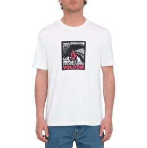 Volcom pánské tričko Occulator Bsc Sst White | Bílá | Velikost XL | 100% bavlna