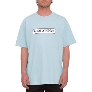Volcom pánské tričko V Ent Stone X2 Sst Celestial Blue | Modrá | Velikost S | 100% bavlna