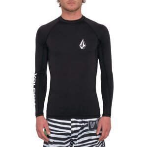 Volcom pánské tričko Lido Ls Black | Černá | Velikost L