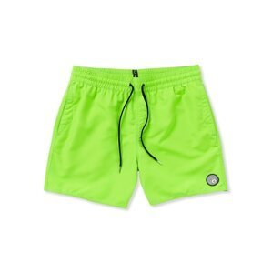 Volcom pánské šortky Lido Solid Trunk 16 Electric Green | Zelená | Velikost L