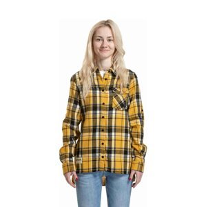 Meatfly dámská košile Courtney Yellow | Žlutá | Velikost L | 100% bavlna