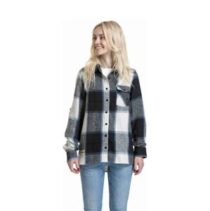 Meatfly dámská košile Dora Premium Dark Blue | Modrá | Velikost S | 100% bavlna