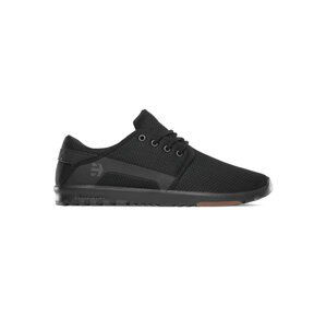 Etnies pánské boty Scout Black/Black/Gum | Černá | Velikost 9,5 US