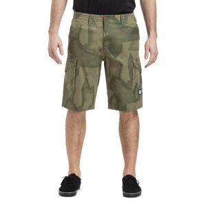 Meatfly Icon 19 Shorts C - Olive Shade Mono | Zelená | Velikost 34