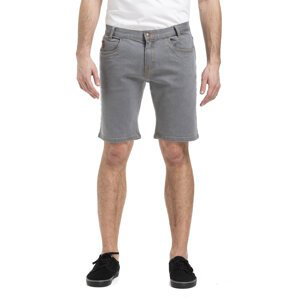 Meatfly Just 19 Denim Shorts C - Light Grey Denim | Modrá | Velikost 30