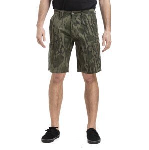 Nugget Genius Cargo 19 Shorts B - Olive Oak Camo | Zelená | Velikost 30