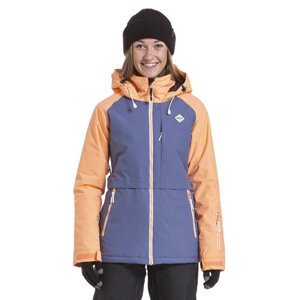 Nugget snowboardová bunda Trish C - Papaya Fjord Blue | Oranžová | Velikost L