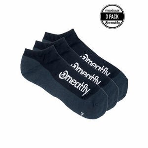 Meatfly ponožky Boot Triple pack Black | Černá | Velikost M