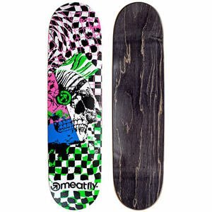Meatfly skateboardová deska Ashes To Ashes Checkered High | Mnohobarevná | Velikost skate 7,9"