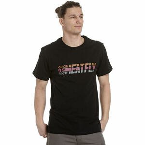 Meatfly pánské tričko Rust Black | Černá | Velikost S | 100% bavlna