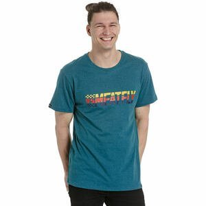 Meatfly pánské tričko Rust Petrol Heather | Modrá | Velikost S