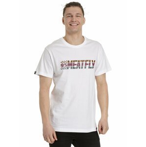 Meatfly pánské tričko Rust White | Bílá | Velikost XXL | 100% bavlna