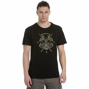 Meatfly pánské tričko Katana Black | Černá | Velikost S | 100% bavlna