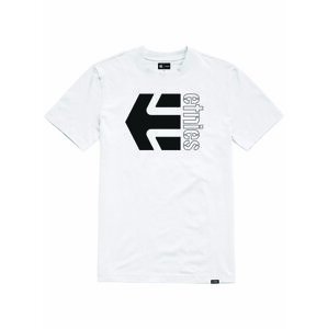 Etnies pánské tričko Corp Combo White/Black | Černá | Velikost L