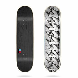 Plan b skateboardová deska Chain Silver 8.0" x 31.75" | Šedá | Velikost skate 8,0"