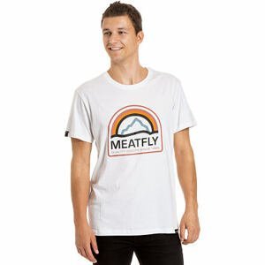 Meatfly pánské tričko Dawn White | Bílá | Velikost XS | 100% bavlna