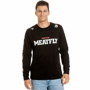 Meatfly pánské tričko s dlouhým rukávem Judgement Black | Černá | Velikost L | 100% bavlna