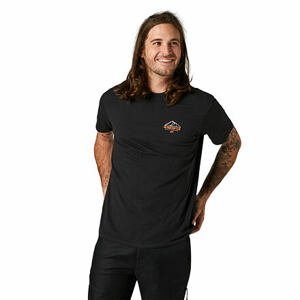 Fox pánské tričko Hero Dirt Premium s krátkým rukávem Black | Černá | Velikost S