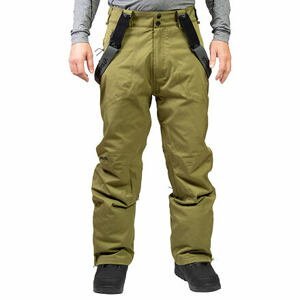 Meatfly pánské SNB & SKI kalhoty Gnar Premium Green Leaves | Zelená | Velikost XL